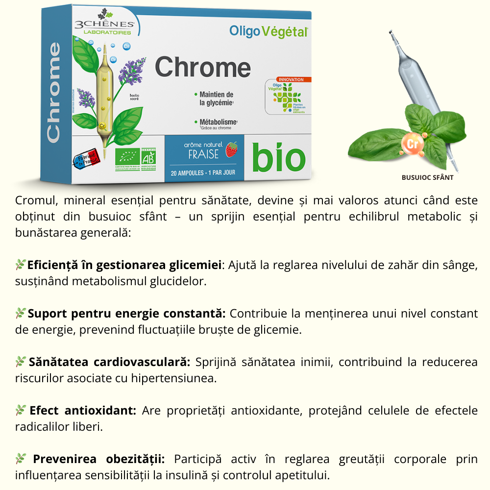 Crom Bio, 20 fiole, 3 Chenes